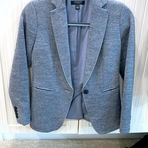 Ann Taylor womens lined poly/wool combo blazer